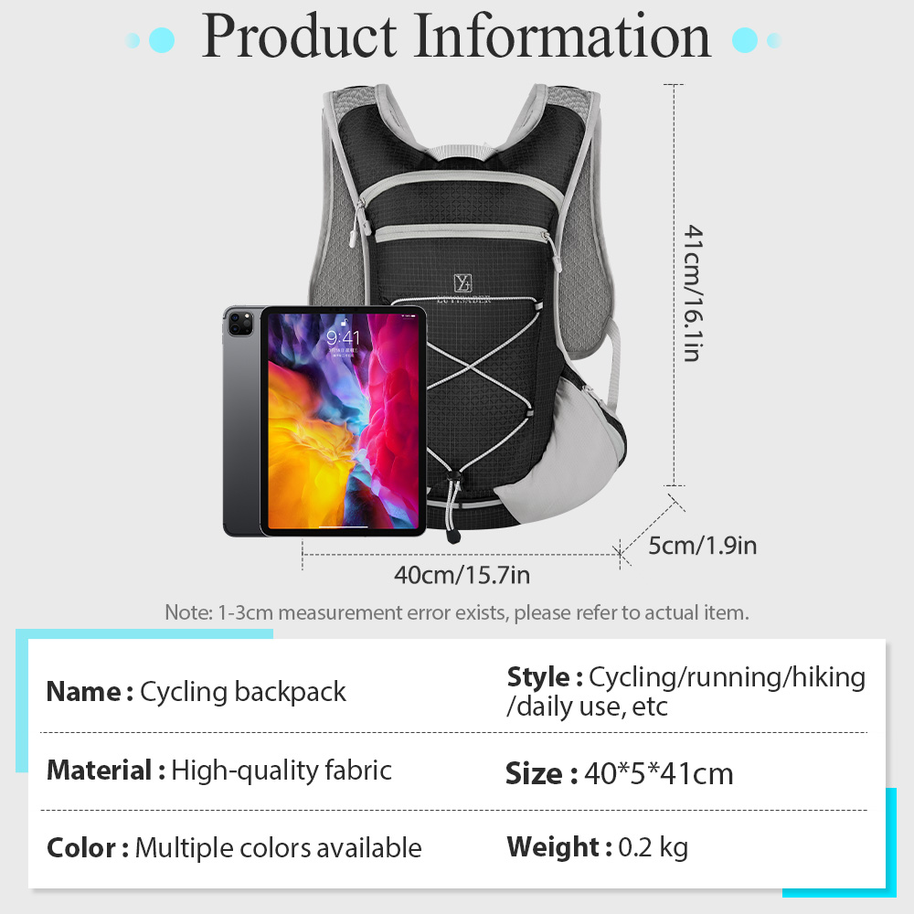 NEWBOLER 10L Ultralight Cyclin - Mountain Biking Rucksack ulasan dan harga