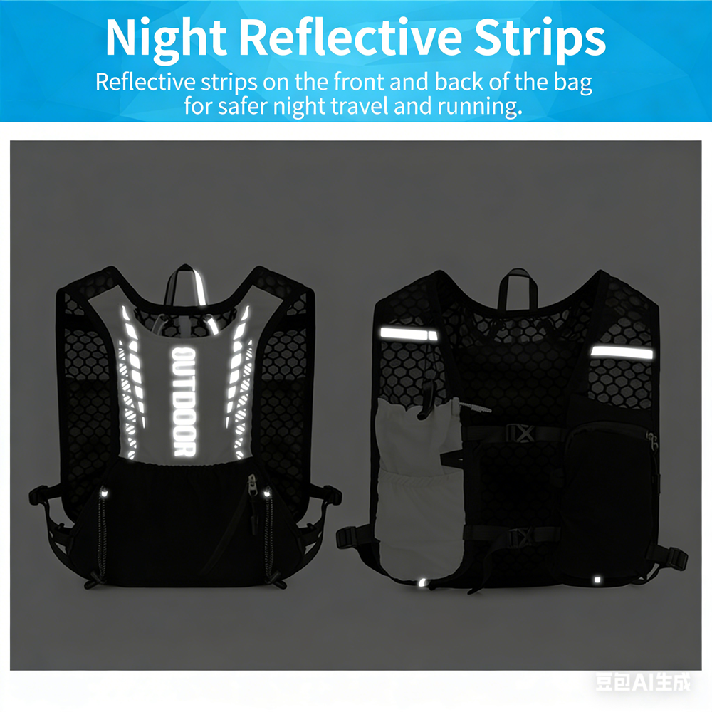 Reflective Running Hydration V - Mountain Biking Rucksack ulasan dan harga
