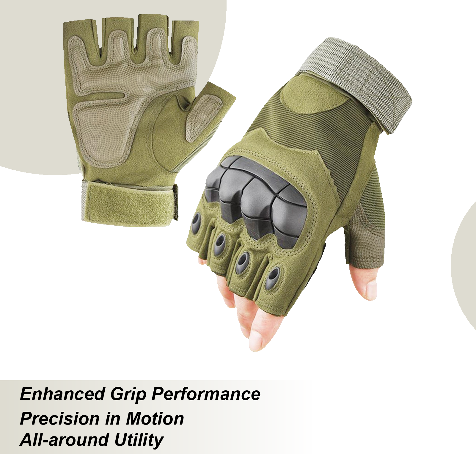 Bike Gloves Half Finger Shock  - Mountain Biking For Fitness ulasan dan harga
