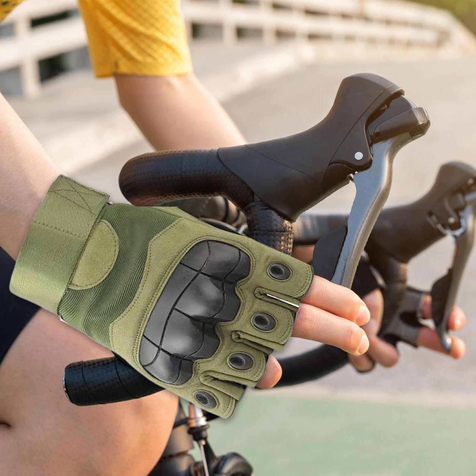 Bike Gloves Half Finger Shock  - Mountain Biking For Fitness ulasan dan harga