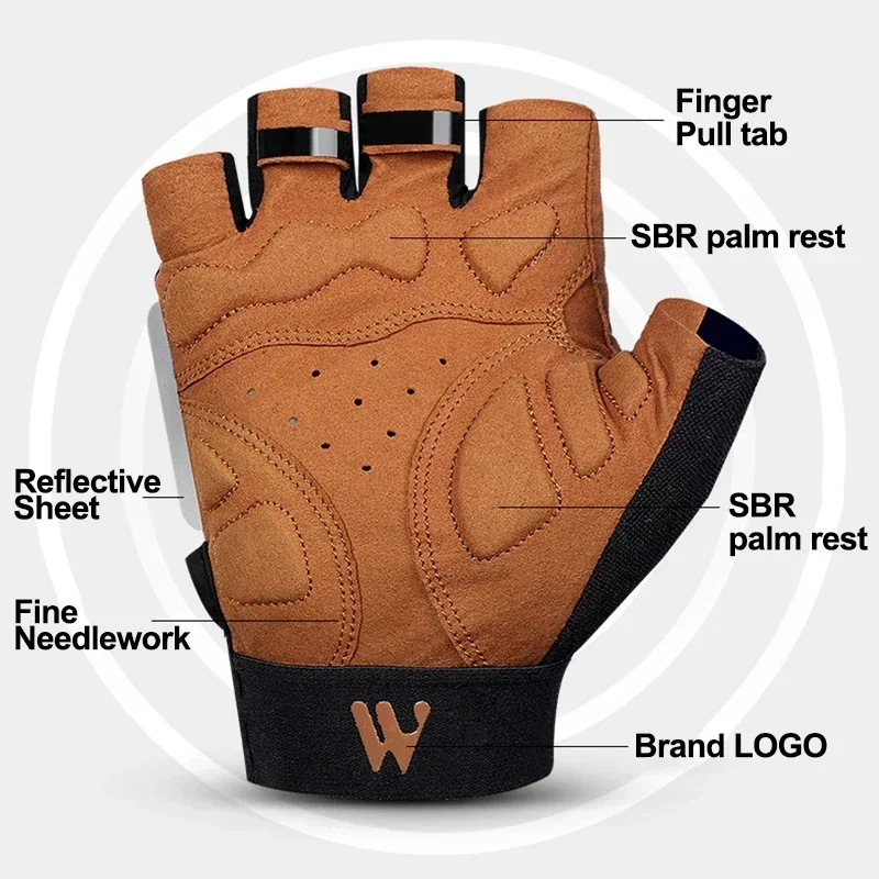 Mountain Road Bike Gloves Half - Mountain Biking For Fitness ulasan dan harga