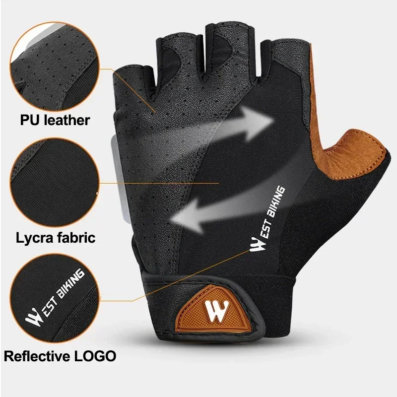 Mountain Road Bike Gloves Half - Mountain Biking For Fitness ulasan dan harga
