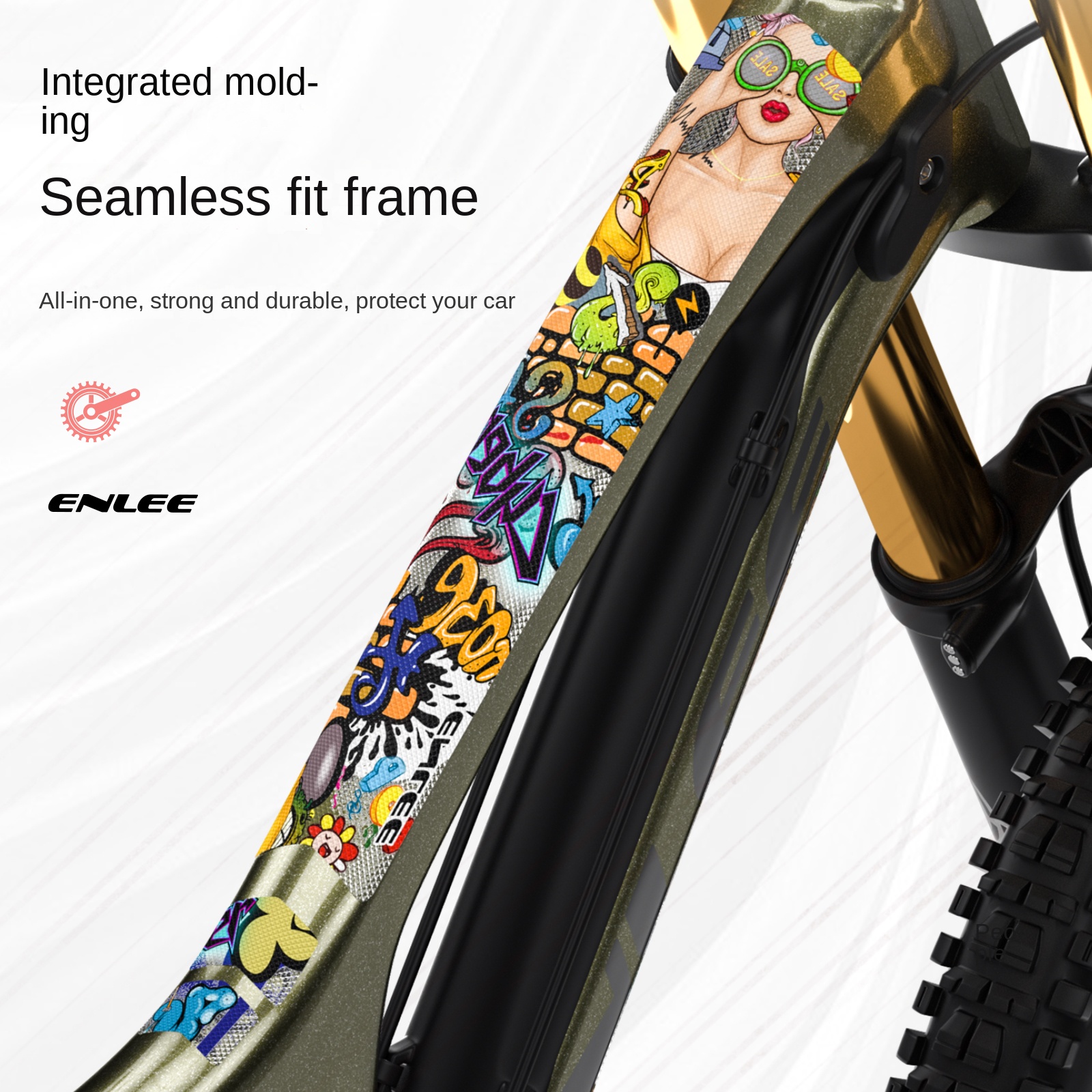 ENLEE Bike Protection Film Mou - Mountain Biking History ulasan dan harga