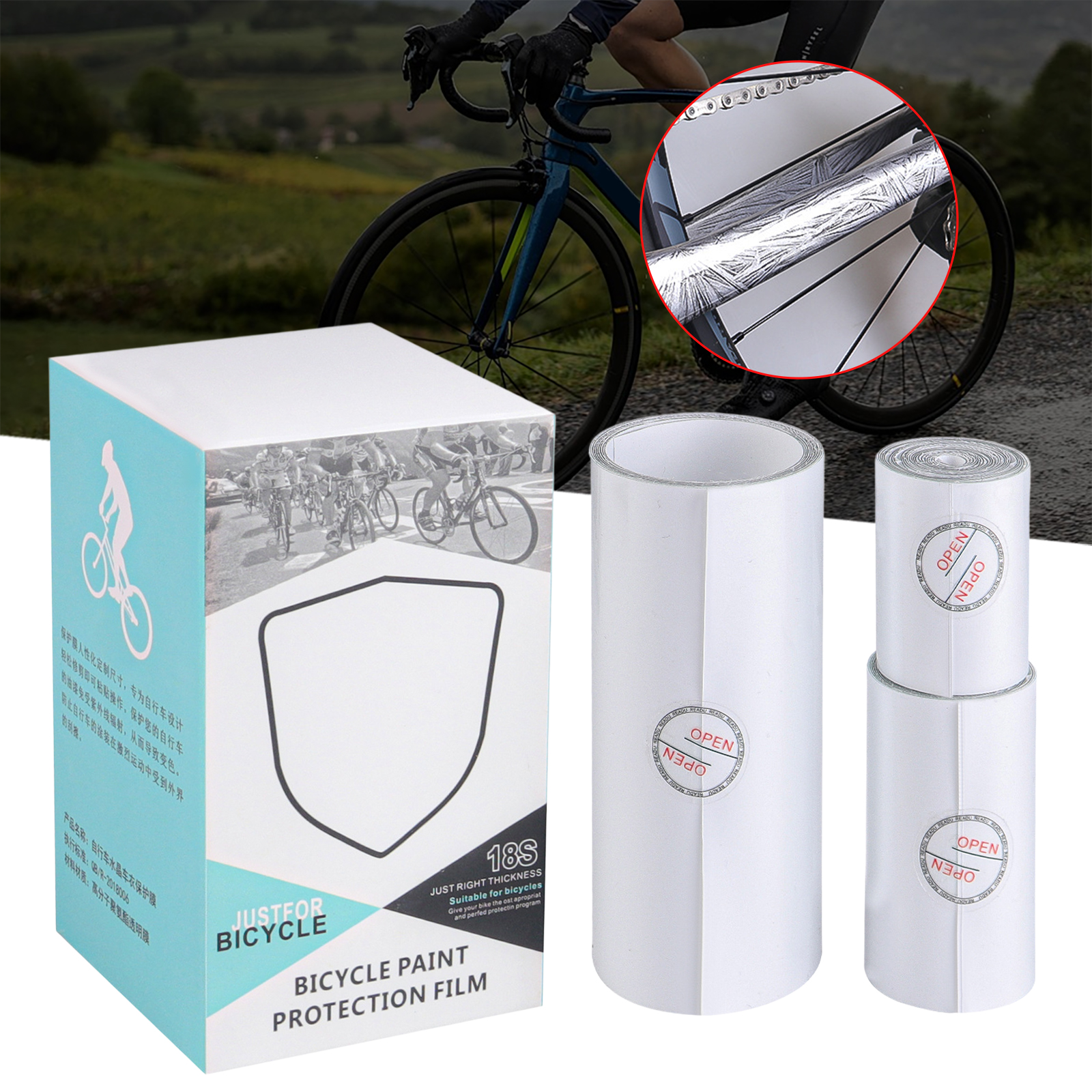 Bike Frame Protection Tape Cle - Mountain Biking History ulasan dan harga